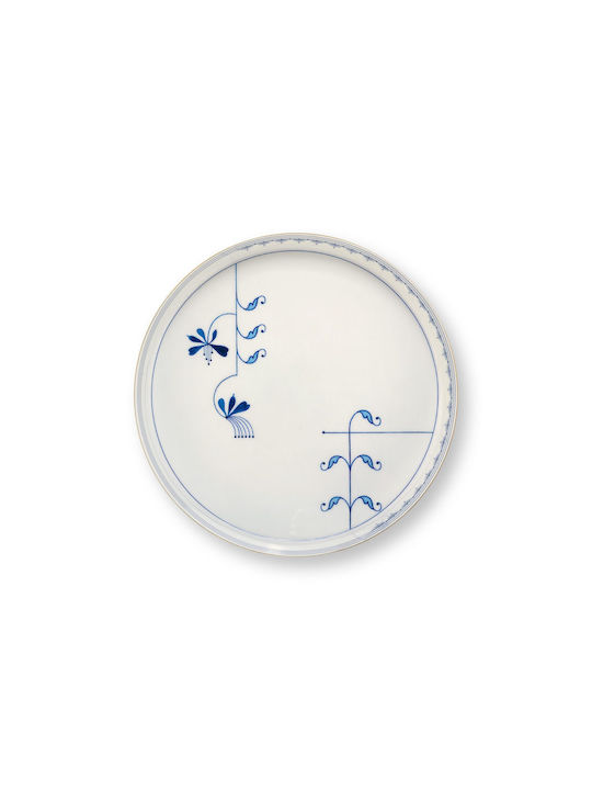 PiP Studio Διακοσμητικό Βάζο Μεταλλικό Μπλε 12xΥ30cm
