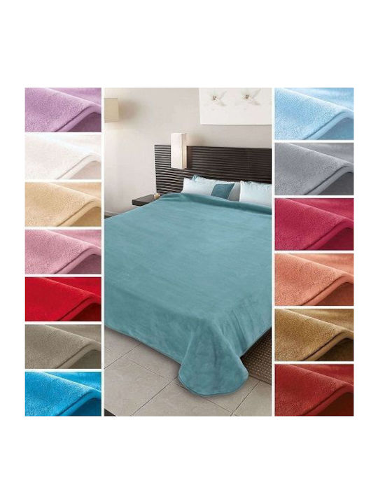 Belpa Ster Plain Κουβέρτα Ισπανίας Μονή 160x220εκ. Bordo