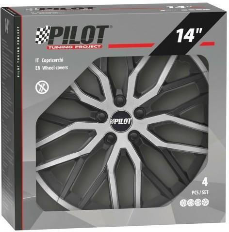 Lampa Car Hubcap Set 14" 4pcs Black