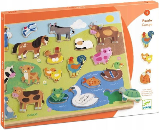 Lemnos Puzzle pentru Copii Farm Djeco