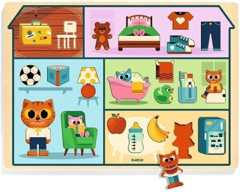Lemnos Puzzle pentru Copii House Djeco