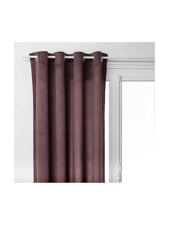Lilou Vorhang mit Grommets Lila 140x260cm