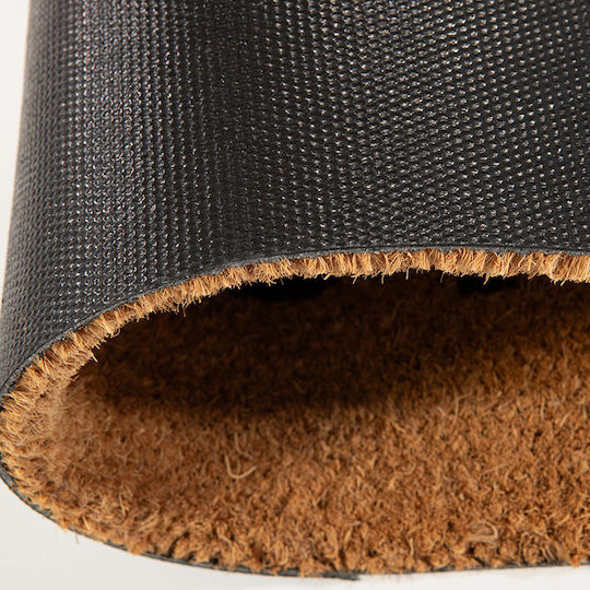 Nef-Nef Homeware Πατάκι Εισόδου από Κοκοφοίνικα Μπεζ 25x75εκ. Μπεζ