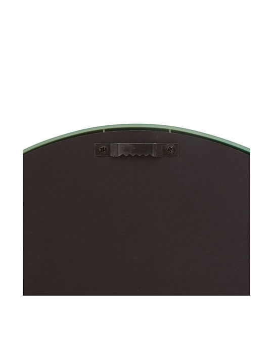 Reza Wall Mirror with Green Plastic Frame 33x25cm 1pcs