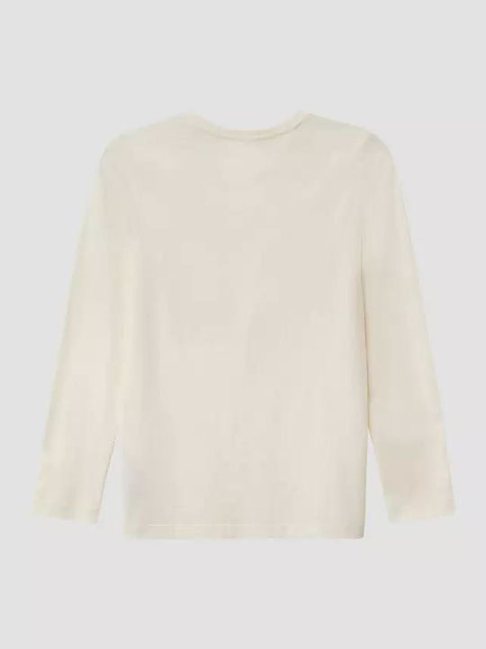 Kids' Shirt Long Sleeve Ecru