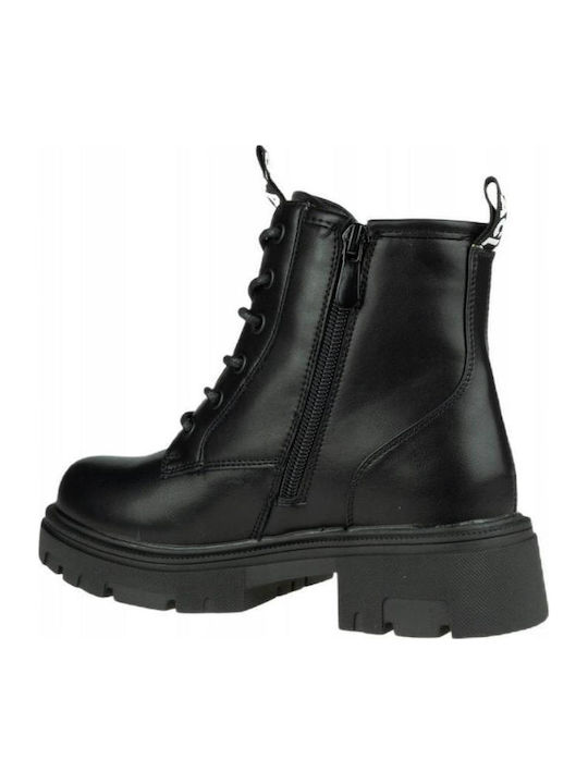 Kinderstiefel mit Reißverschluss Schwarz