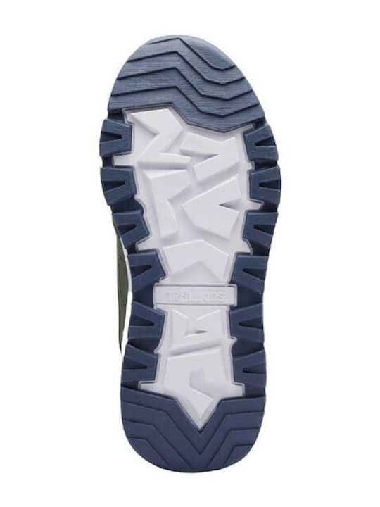 Kids Snow Boots with Velcro Green