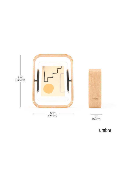Umbra Wooden Photo Frame with Beige Frame