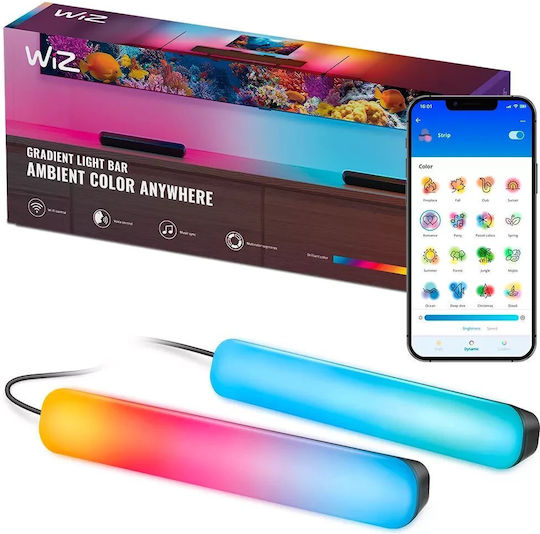 WiZ Bluetooth Lustră Decorativă Baruri Negru 2buc