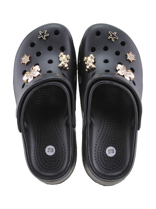 Adam's Shoes Women's Clogs Black