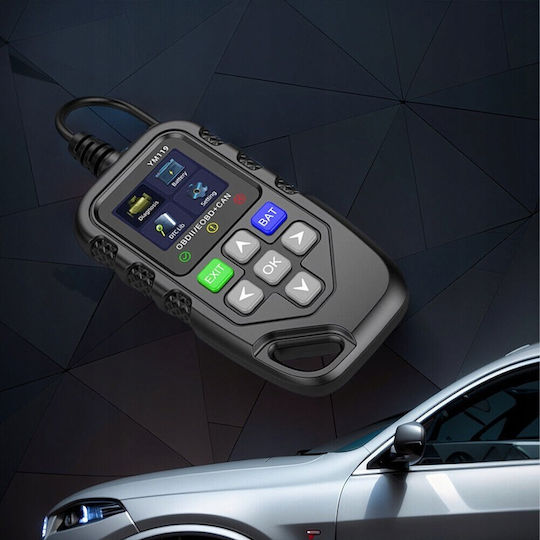 Tester Diagnoză Auto Obd2 Zola Citește Șterge Coduri de Eroare Ecran Lcd 12.9 X 6.8 X 1.8 Cm