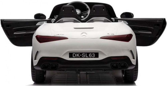Mercedes AMG SL63 Doppelsitzer mit Fernbedienung Lizensiert 12 Volt Weiß MS001205-Weiß