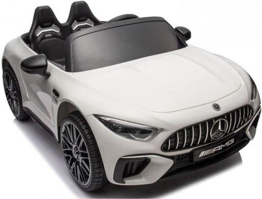 Mercedes AMG SL63 Doppelsitzer mit Fernbedienung Lizensiert 12 Volt Weiß MS001205-Weiß