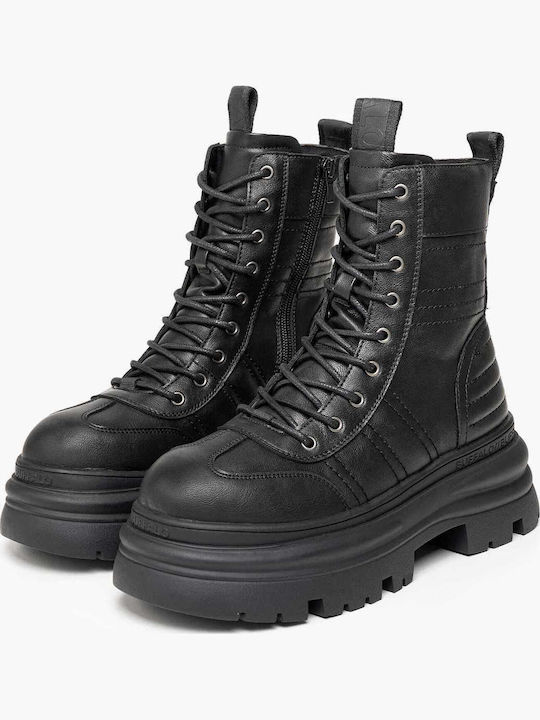 Stiefeletten Damen Schwarz