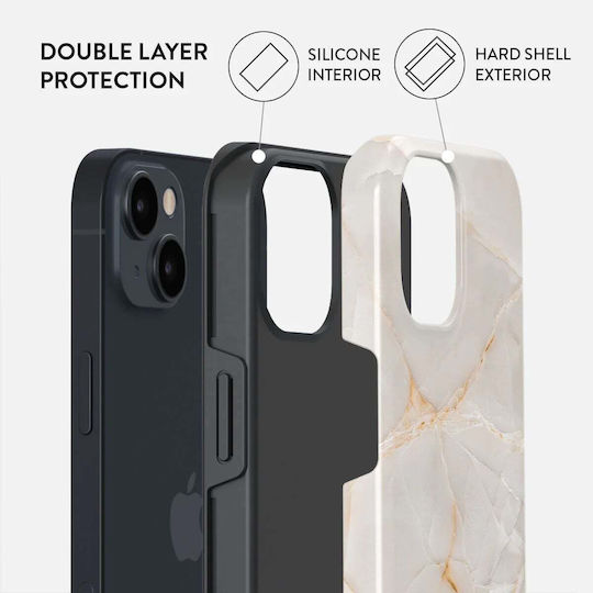 Burga Iphone 15 Plus Fashion Tough Magsafe Σκληρή Θήκη Magsafe Vanilla Sand