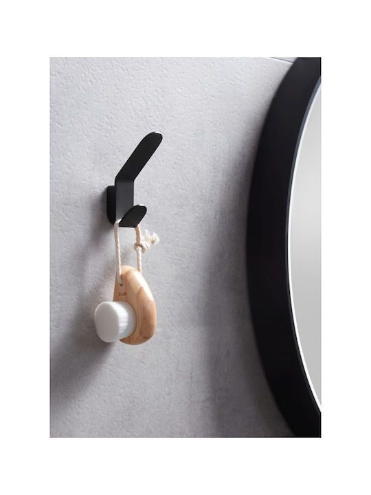 Bronze Art Double Wall-Mounted Bathroom Hook ​2.5x3.5cm Bronze