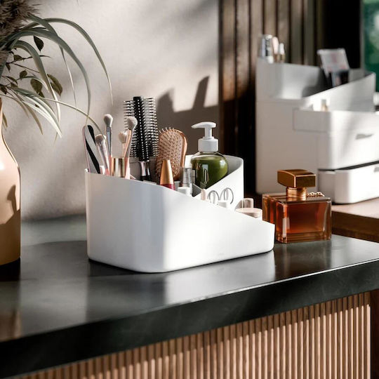 Umbra Glam Kosmetikorganisator mit 9 Fächern Weiß 27x17x13cm