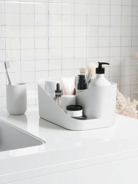 Umbra Glam Οργανωτής Καλλυντικών με 9 Θέσεις Λευκός 27x17x13cm.