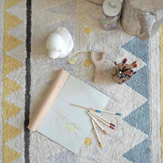 Lorena Canals Azteca Handmade Kids Rug Multicolor 120x160cm