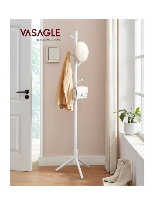 Entry Furniture with Hanger White 47x3.8x175cm