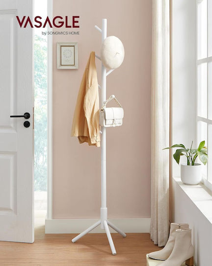 Eingangsmöbel mit Garderobe White 47x3.8x175cm
