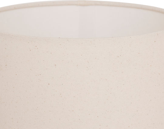 Floor Lamp H107cm. with Socket for Bulb E27 Beige