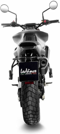 Leovince Крайна Тръба На Изпускателната Система Lv-14 Черно Издание Три-Овална Конусна 15615b