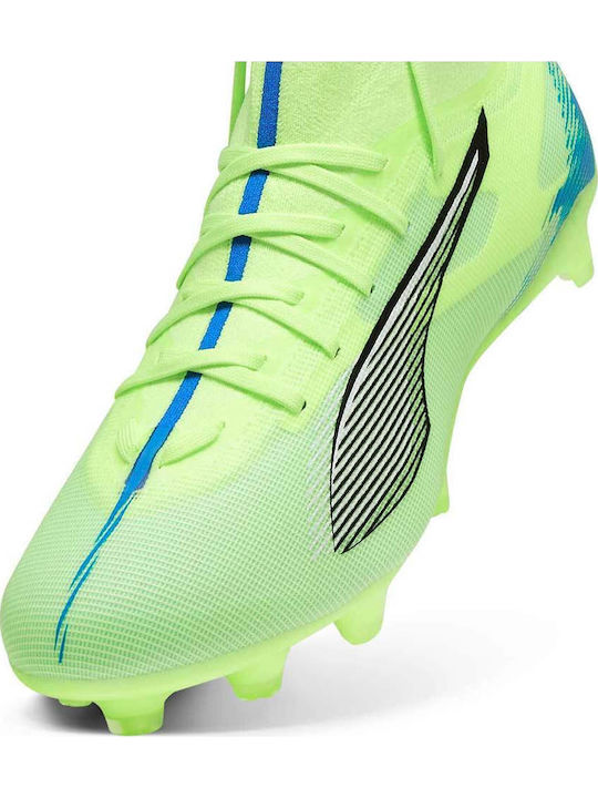 PUMA Ultra 5 Match+ Pantofi de Fotbal cu crampoane Verzi