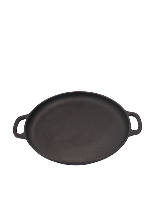 Ankor Premium Cast Iron Baking Pan Set 35x29 & 42x35 Suitable for All Stovetops Bbq & Oven