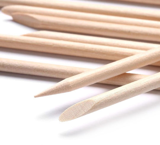 Set 12 Nagelhautschieber aus Holz 11,5cm