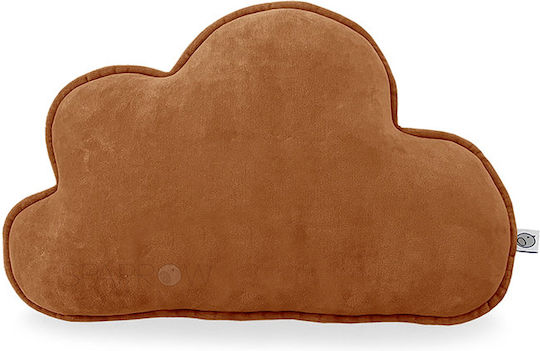 Sparrow Kinder Wurfkissen Grau Wolke-Kissen Leichtgrau 40x27cm