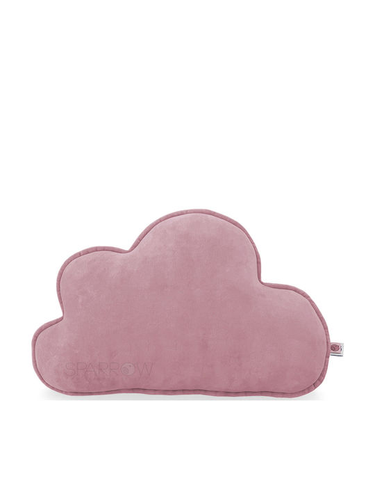 Sparrow Kids Decorative Pillow Gray Cloud Pillow Light Grey 40x27cm