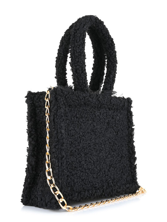Teddy Mini Women's Bag Tote Handbag Black