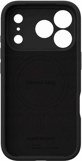 Spacecase Silicone Back Cover Σιλικόνης Μαύρο (iPhone 17 Pro Max)