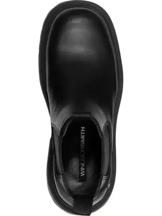 Ghete Dama Bocanci De Piele Negri Booties