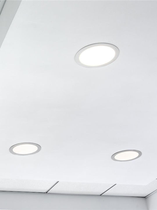 Avide Rund Vertieft LED Panel 24W mit Natürliches Weiß Licht 4000K