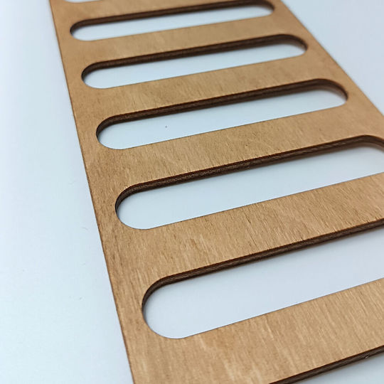 ToXylo Wardrobe Hanger for Ties Wooden Beige SS-9758232 1pcs