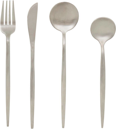 Secret de Gourmet Besteckset Edelstahl Silber 24Stück