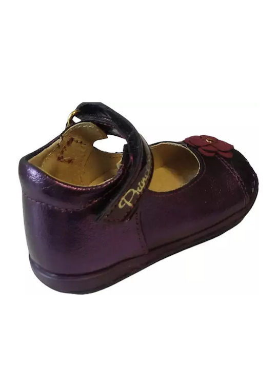 Balerini copii cu închidere Hoop & Loop Violet