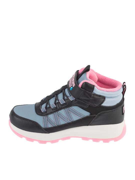 Kids Boots with Zipper Light Blue