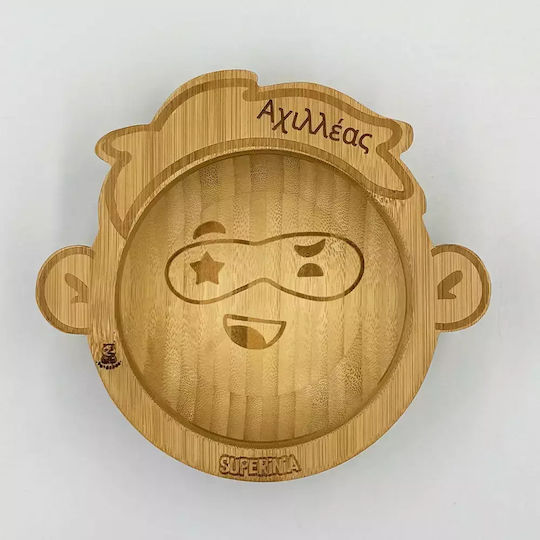 Pandaboo Baby Food Bowl made of Bamboo Pink