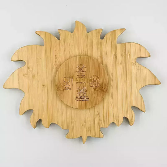 Pandaboo Baby Food Plate made of Bamboo Purple