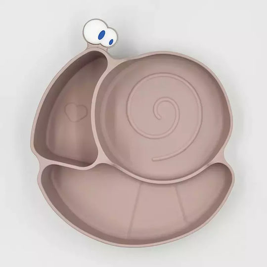 Pandaboo Baby Food Plate made of Silicone Blue