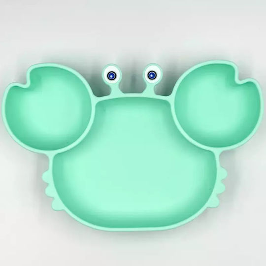 Pandaboo Baby Food Plate made of Silicone Yellow