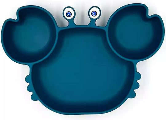 Pandaboo Baby Food Plate made of Silicone Yellow