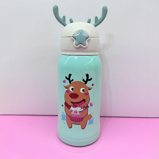 Pandaboo Παιδικό Παγούρι Θερμός με Καλαμάκι 500ml