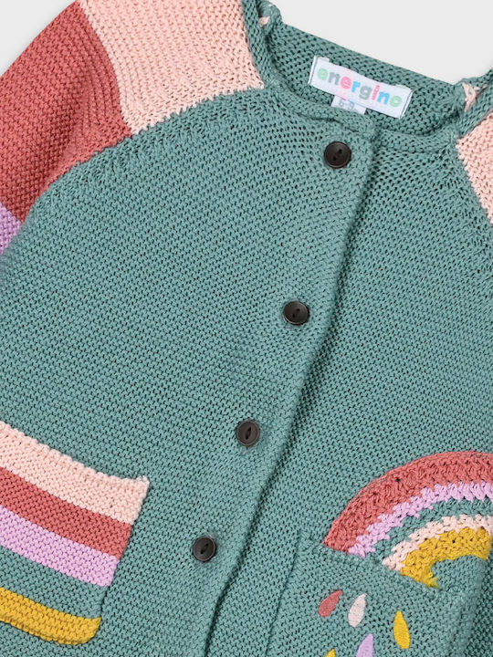 Kinderstrickjacke Gestrickt Grün