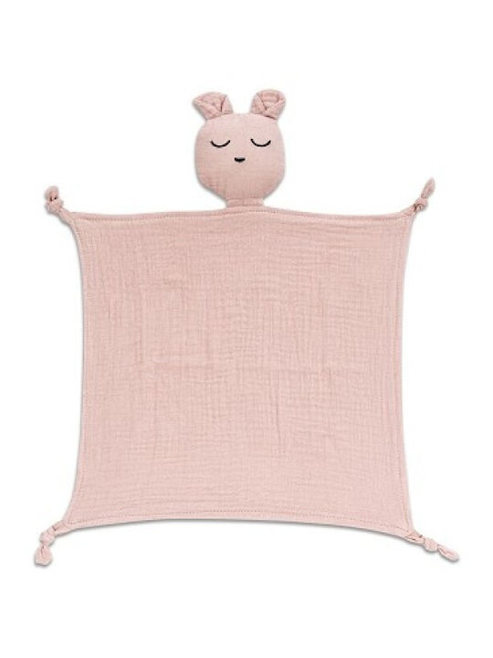 Interbaby Baby Hooded Towel Bathrobe Bear Dark Pink 100x100cm