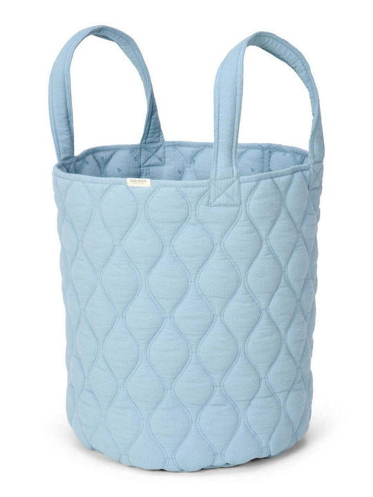 Little Dutch Fabric Storage Basket Blue 35x35x45cm