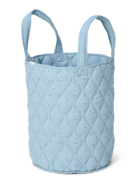 Little Dutch Fabric Storage Basket Blue 35x35x45cm